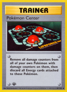 Pokémon Center 85/102 (1st Edition)