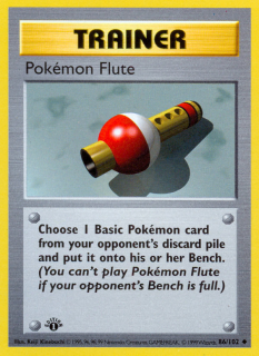 Pokémon Flute 86/102 (1st Edition)