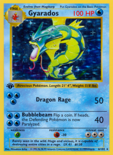 Gyarados 6/102 (1st Edition)