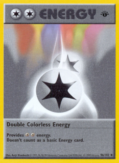 Double Colorless Energy 96/102 (1st Edition)